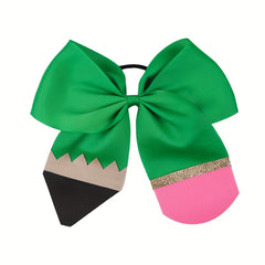 Fashionable Pencil Pattern Bow Hair Tie for Girls