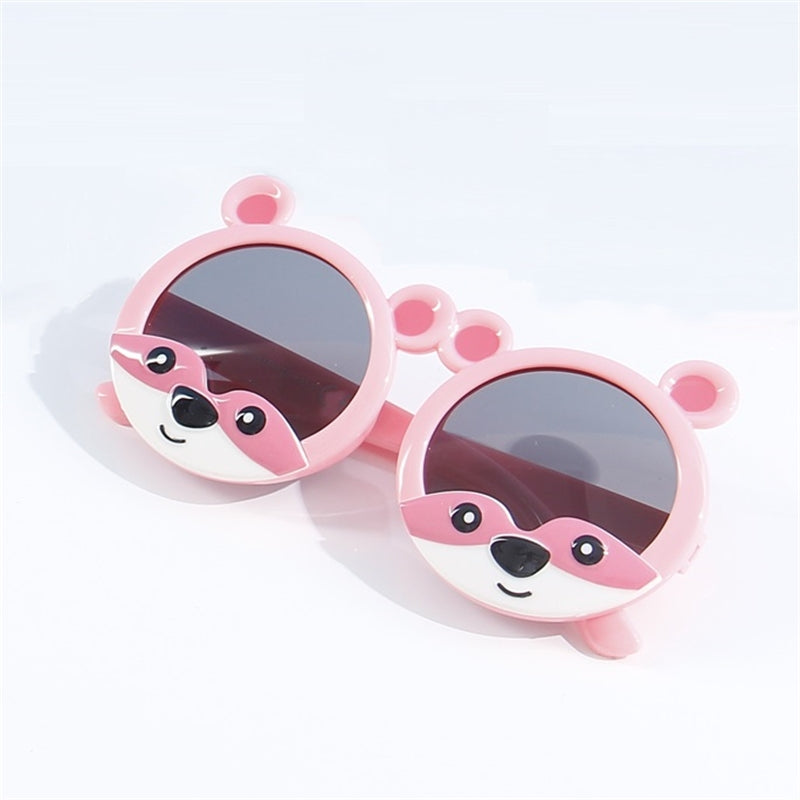 Girls Cartoon Bear Frame Polarized Sunglasses UV Protection Decorative