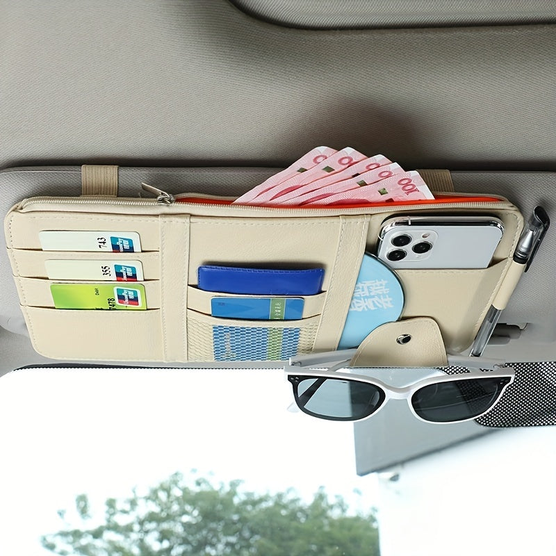 Sun Visor Storage Bag & Card Holder