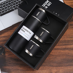 17oz Stainless Steel Vacuum Mug with 3 Cup Lids