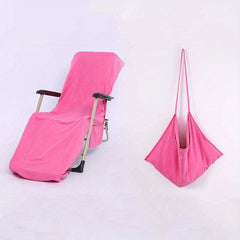 Beach Recliner Cover & Towel Set for Outdoor Leisure