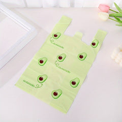 20pcs Portable Plastic Bag Shopping Net Food Packaging