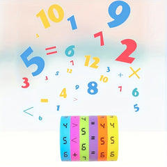 5 in 1 Rotating Arithmetic Learning Tool with Colorful Number Line