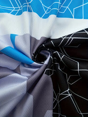 Men's Geometric Graphic Cycling Jersey Quick Dry Breathable Shirt