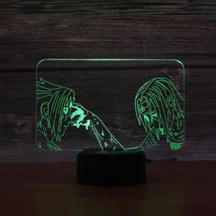 Anime 3D Night Light Acrylic Colorful Lamp Usb Decoration