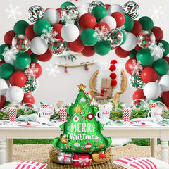 101pcs Christmas Balloon Garland Arch Kit Holiday Decor Party Favor