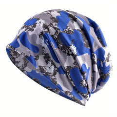 Unisex Camo Sunshade Pullover Hat for Outdoor Activity