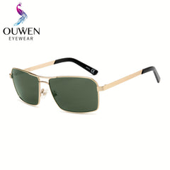 VIVIENFANG Retro Aviator Sunglasses For Men UV Protection