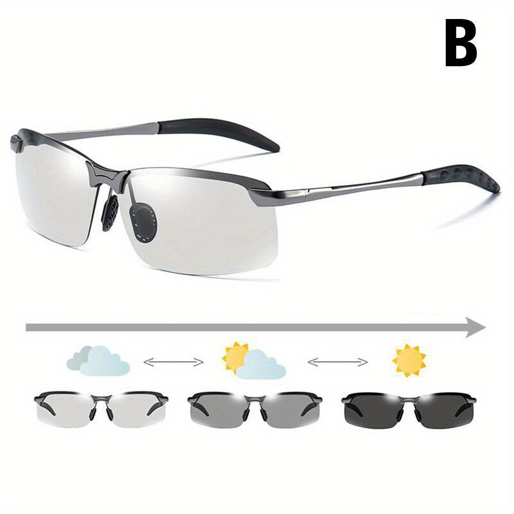 Men's Polarized Sunglasses Night Vision Dual use Sunglasses