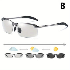 Men's Polarized Sunglasses Night Vision Dual use Sunglasses