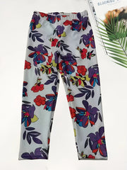 Girls Flower Pattern Leggings All Seasons Sports Gift