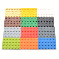 9pcs 4x6 Base Plates Building Blocks Creative DIY Decoration