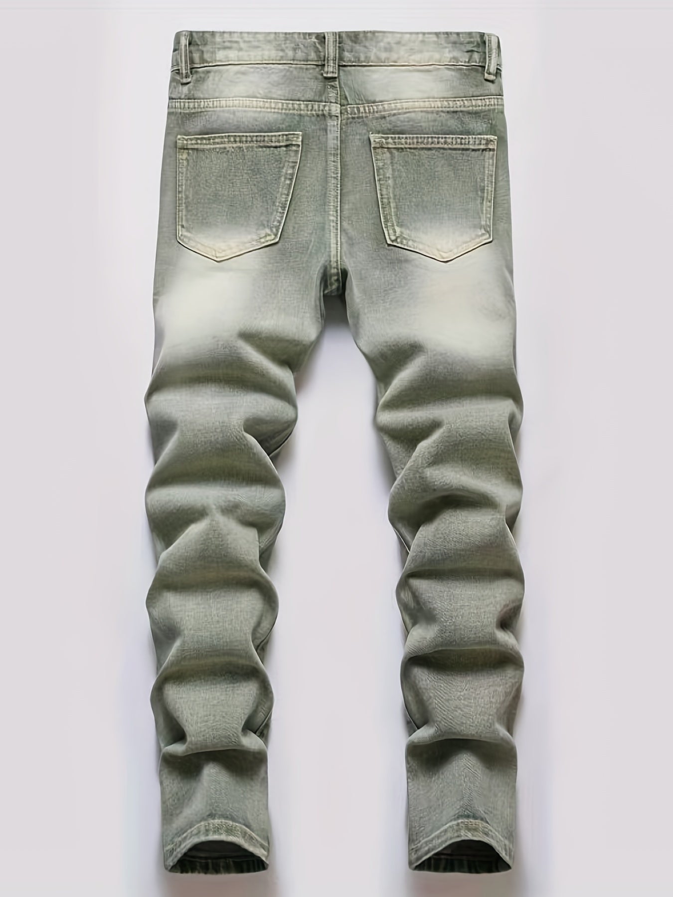 Boys Ripped Denim Jeans Straight Pants Bottoms Casual Kids Clothes