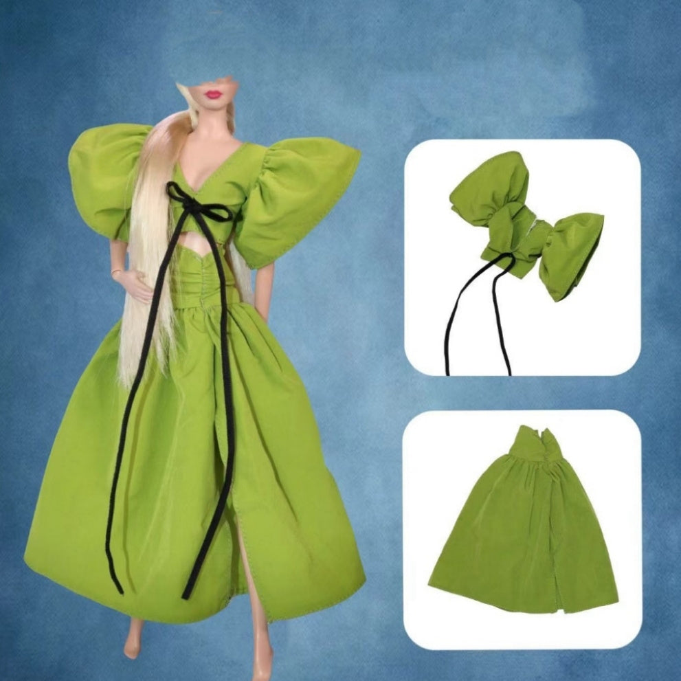 Doll Clothes Set 11.5 Inch Doll Party Wear Dress Gown Shirt Pants Outfit