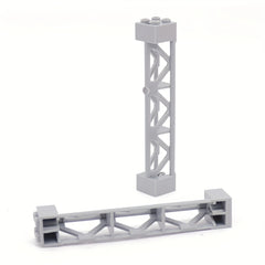 2pcs Four ABS Support Column Stand DIY Building Block Decorative Desktop Tower