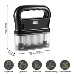 Stainless Steel Meat Tenderizer With 48 Needles Blades