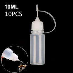 10pcs 10ml Needle Tip Squeeze Bottle for DIY Quilting Paint Glue