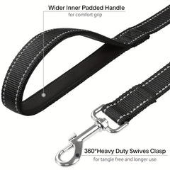 Taglory Reflective Dog Leash with Padded Handle - Medium & Small Dogs