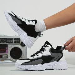 Men's Chunky Lace-Up Sneakers Dad Shoes