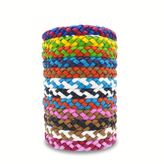 Adjustable Two Tone Braided Bracelet for Everyday Wear