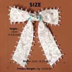 Crystal Bow Hair Clip Solid Hair Clip Hair Accessories
