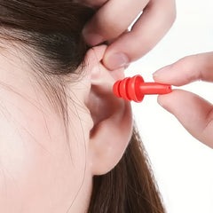 10 Pairs Silicone Christmas Tree Shaped Swimming Ear Plugs