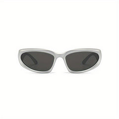 Y2K Mirror Lens Sunglasses Wrap Around Outdoor Glasses UV400