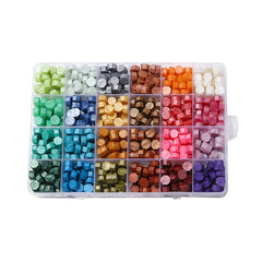 Sealing Wax Beads Set for Wax Seal Stamp 24 Colors