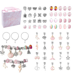 Girls Bracelet Making Kit Charm Beads Bracelet Making Crafts Set