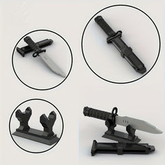 M9 Bayonet Combat Model Puzzle Assembly Toy Moc Building Block