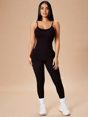 Solid Slim Cami Jumpsuit Sleeveless Versatile Women's Clothing