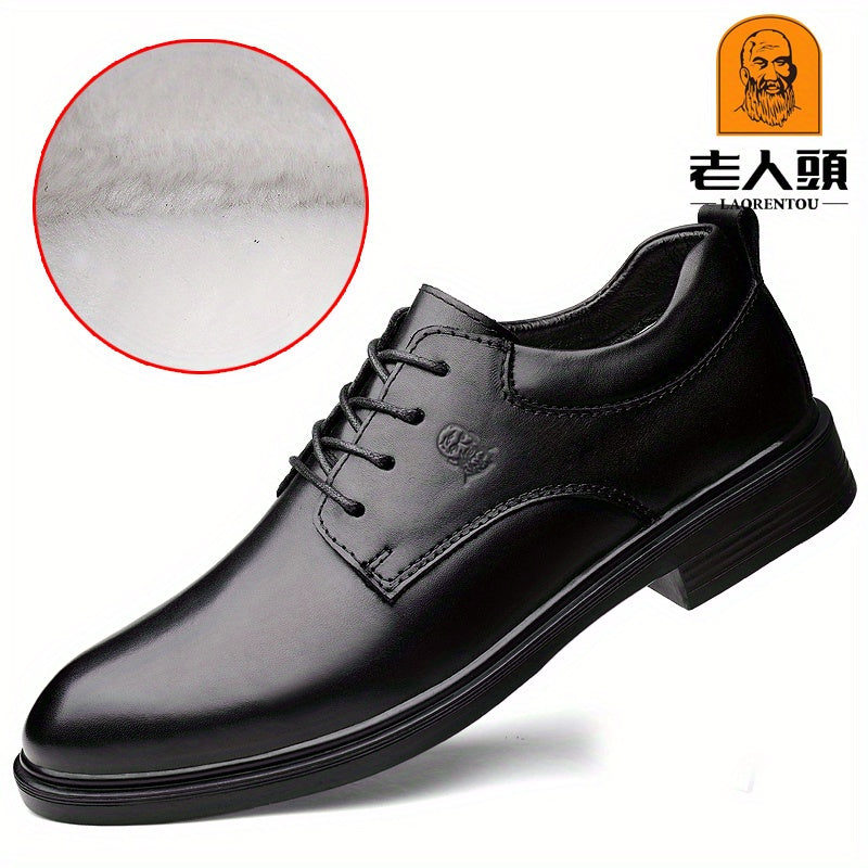 Men's Derby Shoes Lace up Front Dress Shoes For Men Business Formal Wedding