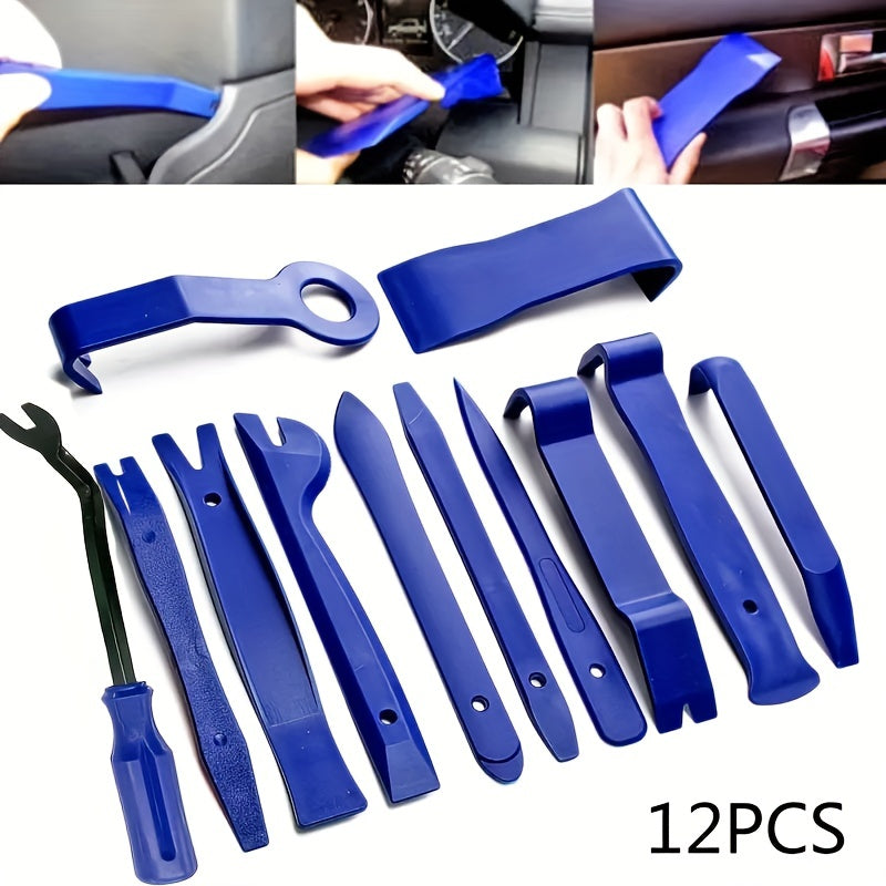 12PCS Car Door Clip Panel Trim Removal Tool Kit
