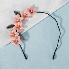 Retro Flower Head Hoop Wide Brim Headband
