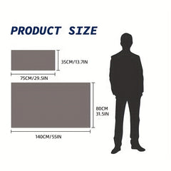 2pcs Men's Microfiber Bath Skirt & Hand Towel Set