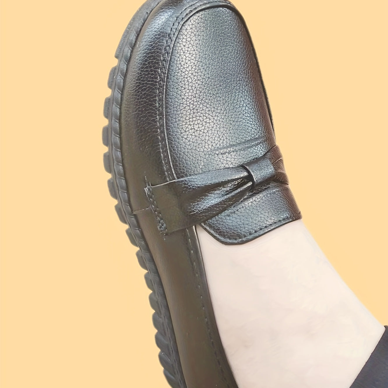 Women's Bowknot Flat Shoes Slip On Casual Walking Work Flats