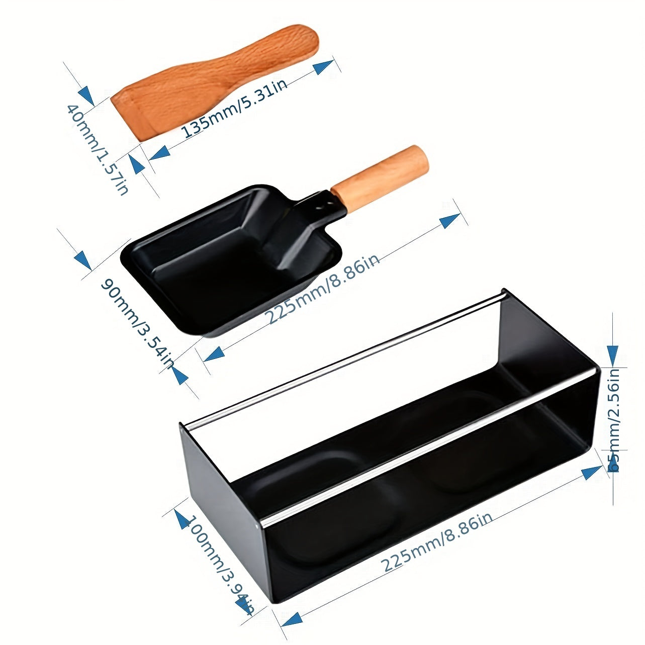 Non Stick Cheese Raclette Grill Stove and Melt Pan