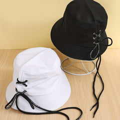 Kpop Drawstring Bucket Hat for Women & Men