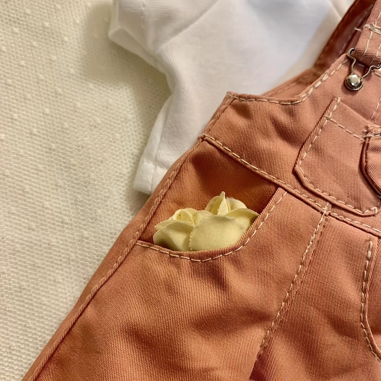 6 Point BJD Overalls Jeans & T Shirt Combo - Stylish Outfit