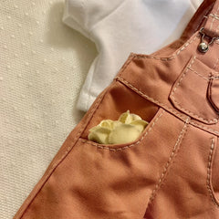 6 Point BJD Overalls Jeans & T Shirt Combo - Stylish Outfit