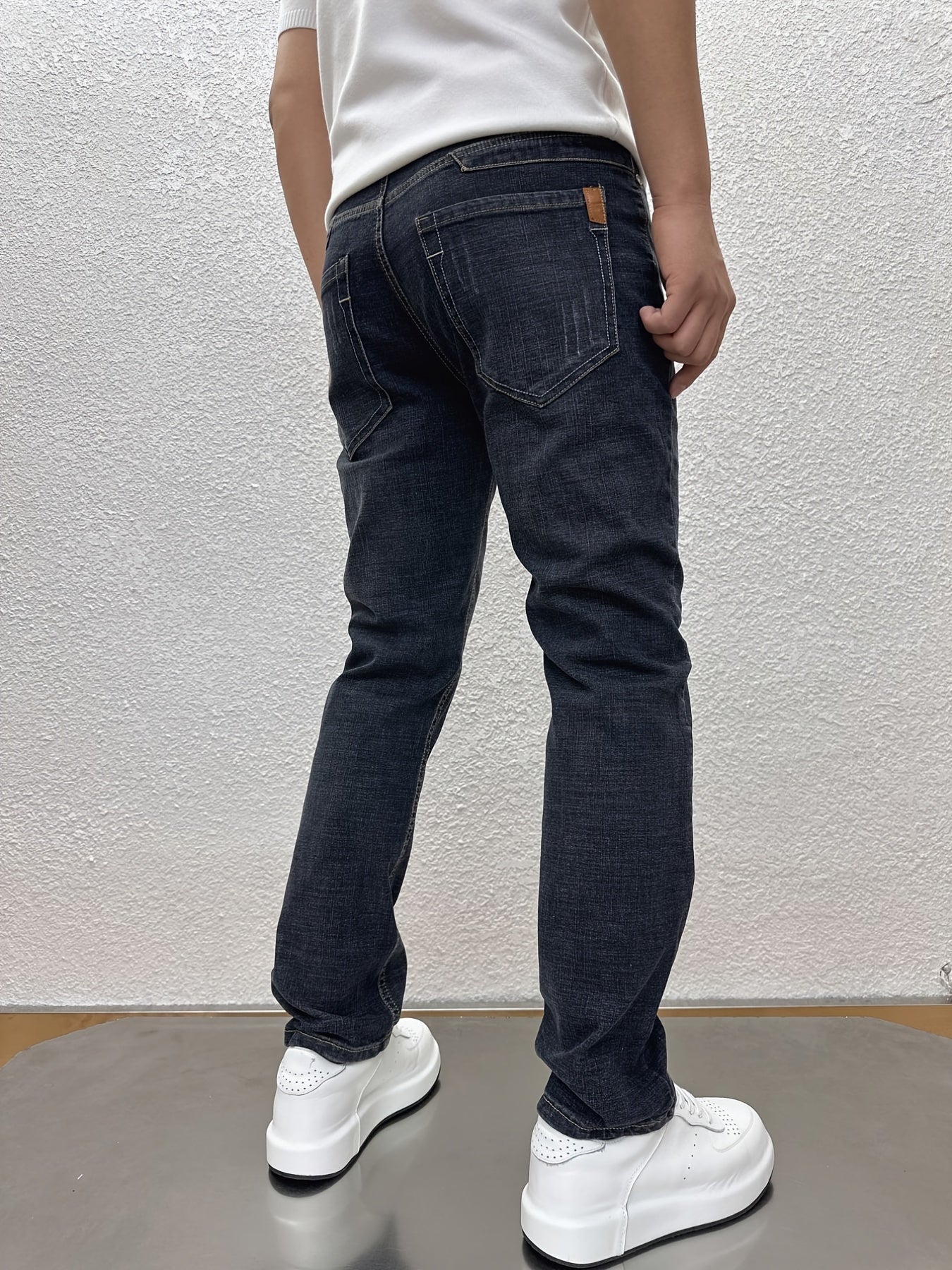 Men's Casual Stretch Jeans for Spring and Fall