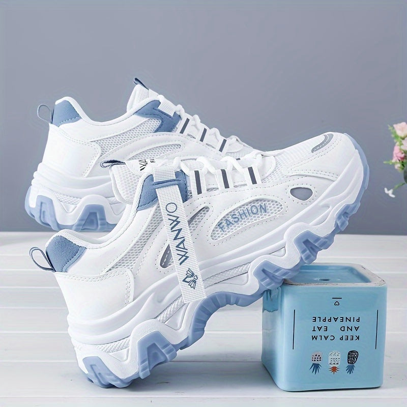 Thick Bottom Mesh Breathable Sneakers Heighten Comfortable Running Shoes