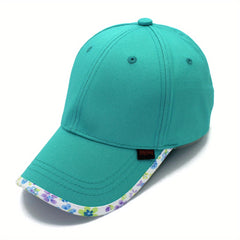 Lake Baseball Cap Flower Brim Sports Hat Dad Hats