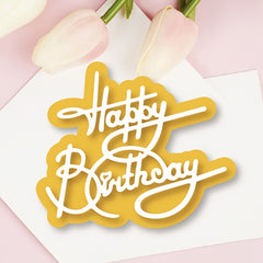 Happy Birthday Metal Cutting Die Mould Scrapbook Decoration