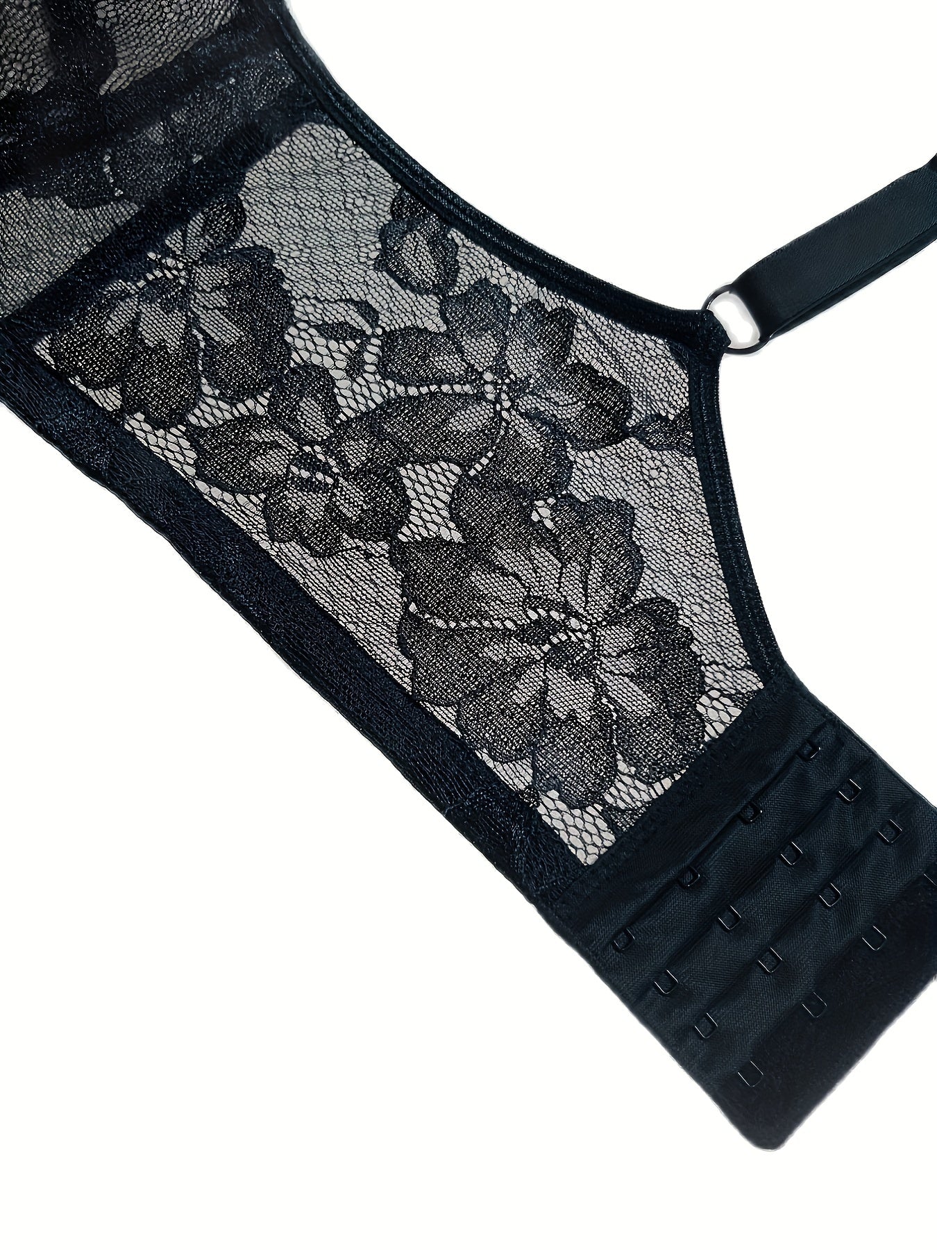 Floral Lace Push Up Padded Bra for Plus Size Women