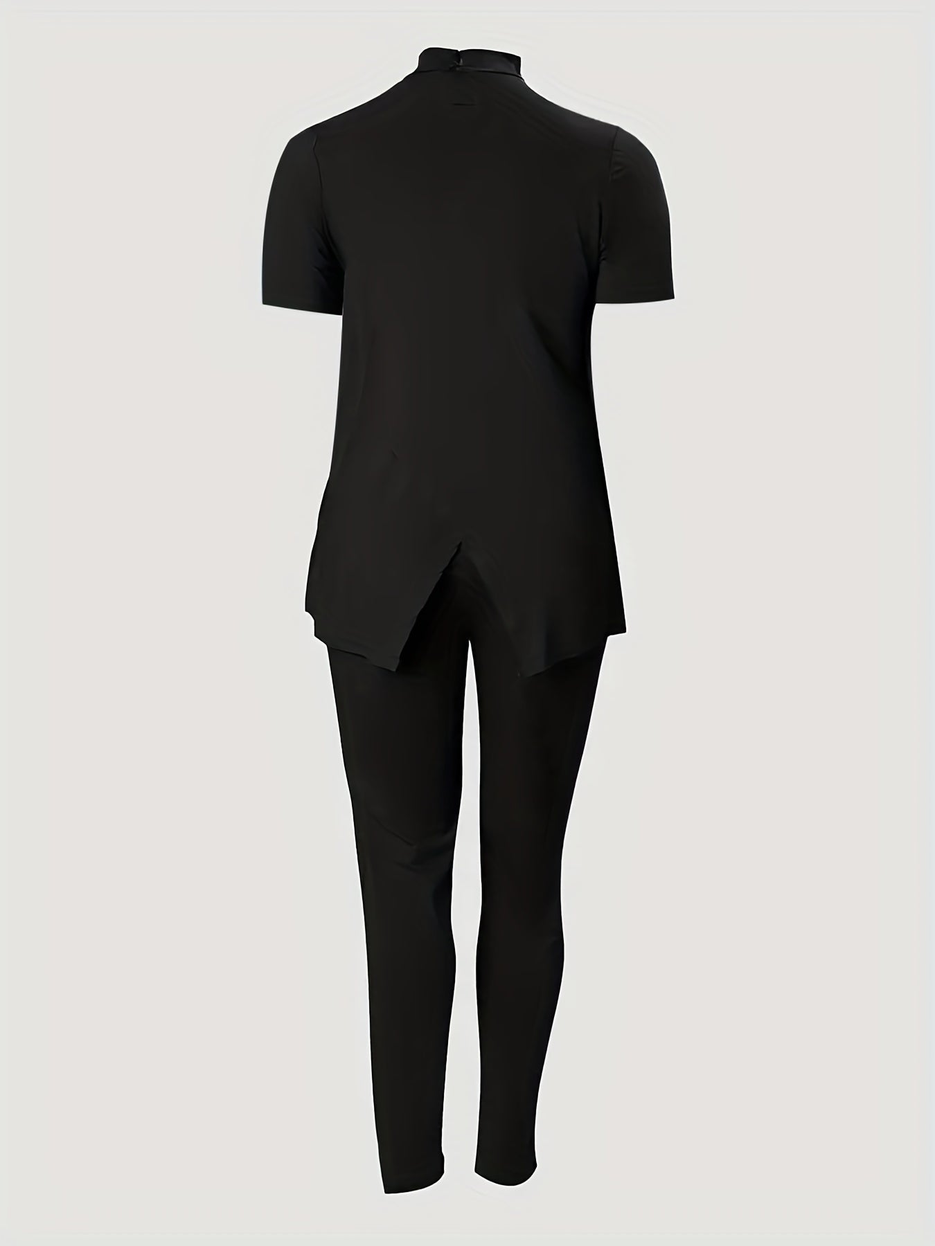 Casual Two piece Set Short Sleeve Tee & Slim Pants Outfits