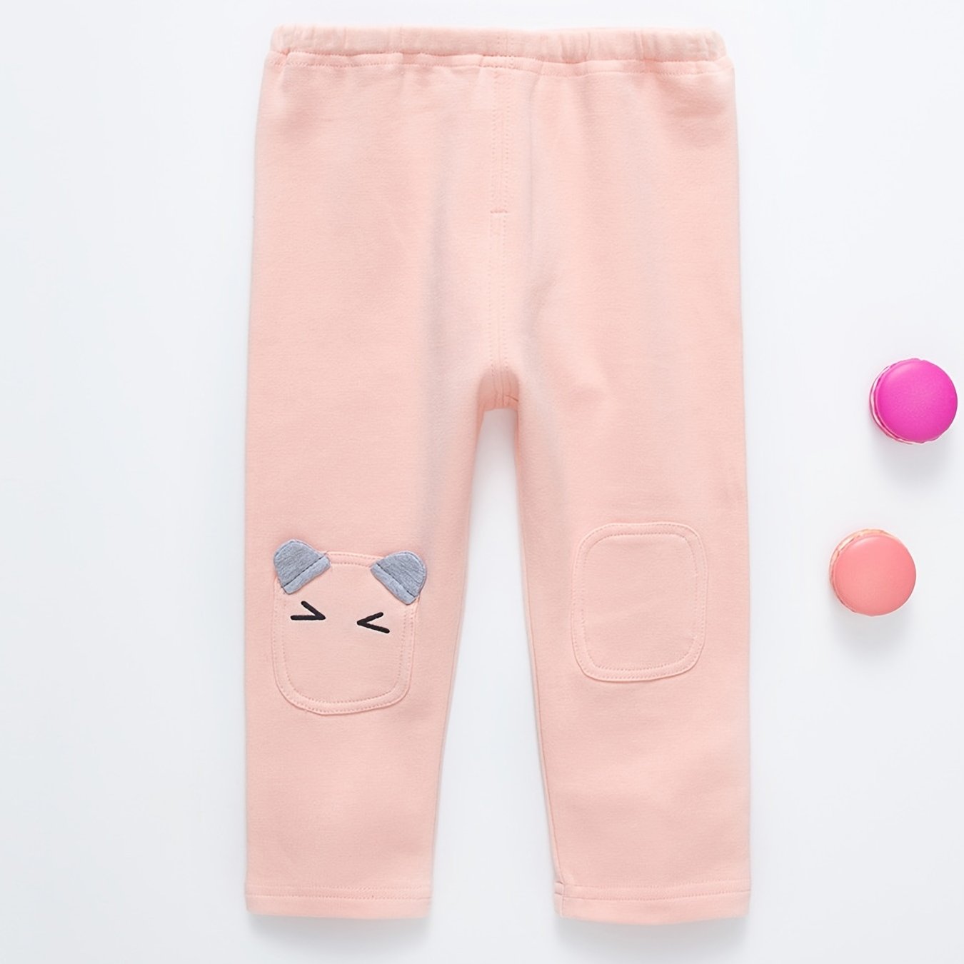 Baby Girls Cartoon Graphic Print Elastic Waist Leggings Pants