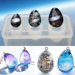 DIY Crystal Drop Glue Ball Silicone Mold Starry Sky Ball Mold