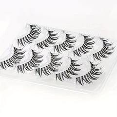 Anime Cosplay False Eyelashes 3D Wispy Japanese Style Manga Lashes