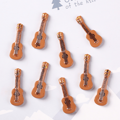 5pcs Resin Guitar Models Mini Dollhouse Micro Model Photography Props Gift
